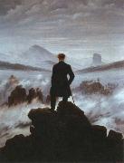 Caspar David Friedrich, wanderer above the sea of fog